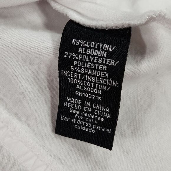 🩵Zac & Rachel White Pleated Button Front Adjustable Long Sleeve Top Large - Picture 14 of 16